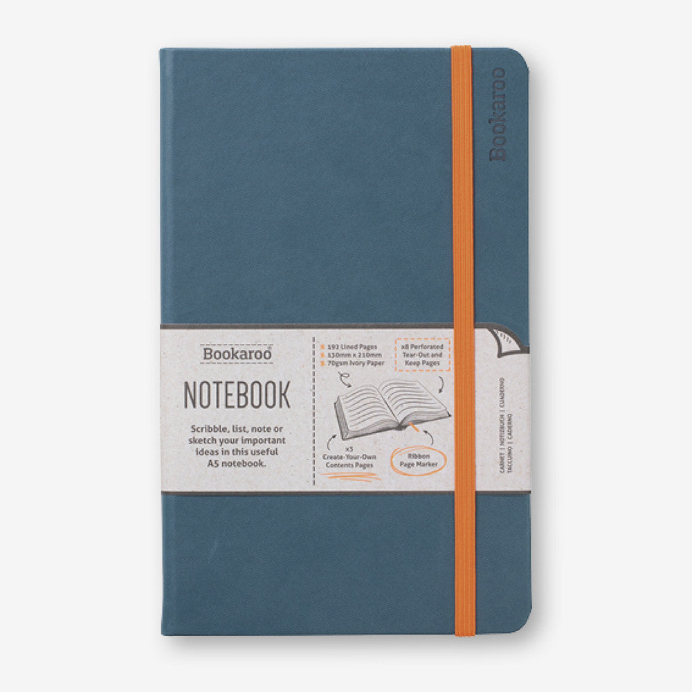 TEAL - BOOKAROO A5 NOTEBOOK