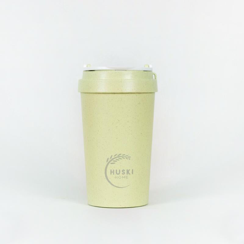 Eco-Friendly Travel Cup Small 400ml Pistachio Green by Huski