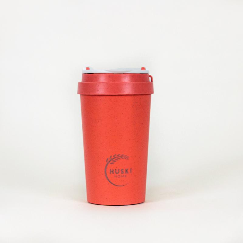 Eco-Friendly Travel Cup Small 400ml Coral by Huski
