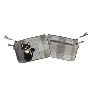 Tweed Juliet Cat Purse by Earth Squared