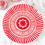 Load image into Gallery viewer, Tunnocks Tea Cake Wrapper Biscuit Plate by Gillian Kyle
