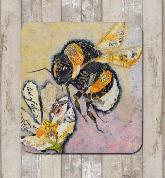 Buzz Bumble Bee Coaster by Dawn Maciocia