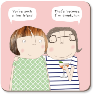 Fun Friend Coaster by Rosie Made a Thing
