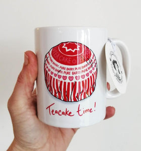 Teacake Time Mug by Cheryl Jones Designs