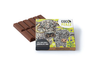 Fox & Boo’s 41% Rich Milk Chocolate Bar 80g by Coco Pzazz