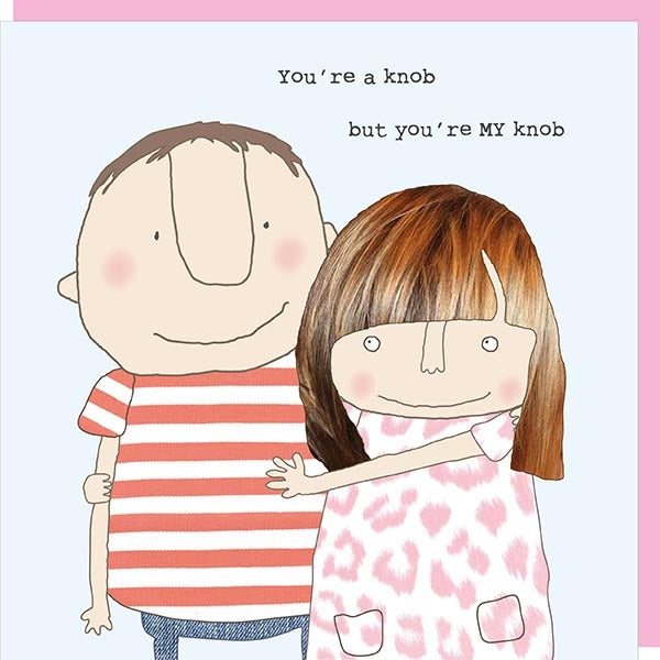 My Knob Greetings Card by Rosie Made a Thing