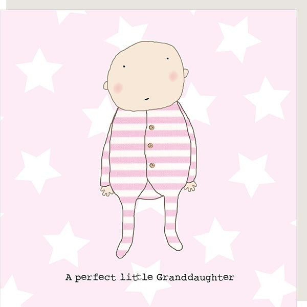 Perfect Granddaughter Greetings Card by Rosie Made A Thing