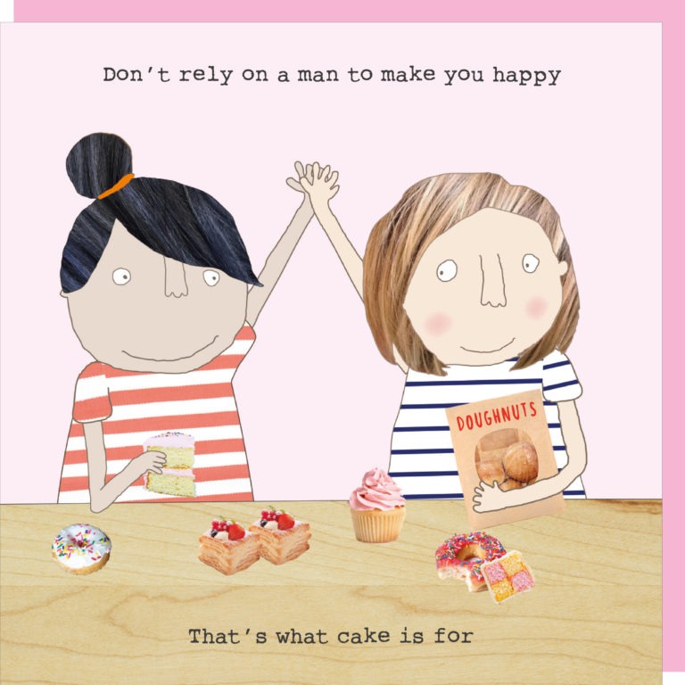 Cake Greetings Card by Rosie Made a Thing