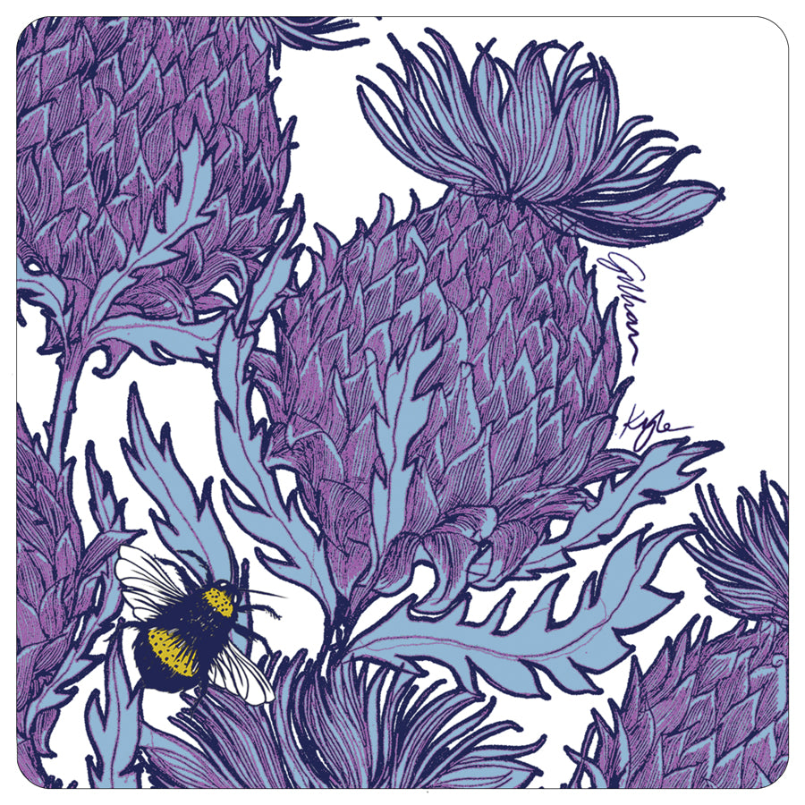 Flower of Scotland Placemats Set of 4 by Gillian Kyle