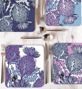 Flower of Scotland Placemats Set of 4 by Gillian Kyle