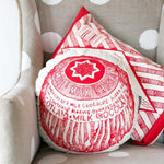 Load image into Gallery viewer, Tunnocks Tea Cake Round Cushion by Gillian Kyle
