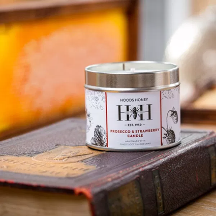 Tin Candles by Hoods Honey
