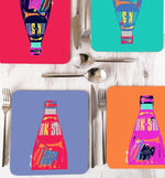 Load image into Gallery viewer, Irn Bru Placemats Set of 4 by Gillian Kyle
