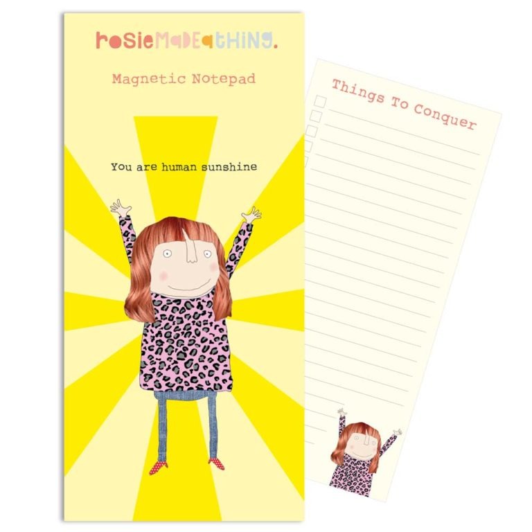 Human Sunshine Magnetic Notepad by Rosie Made a Thing