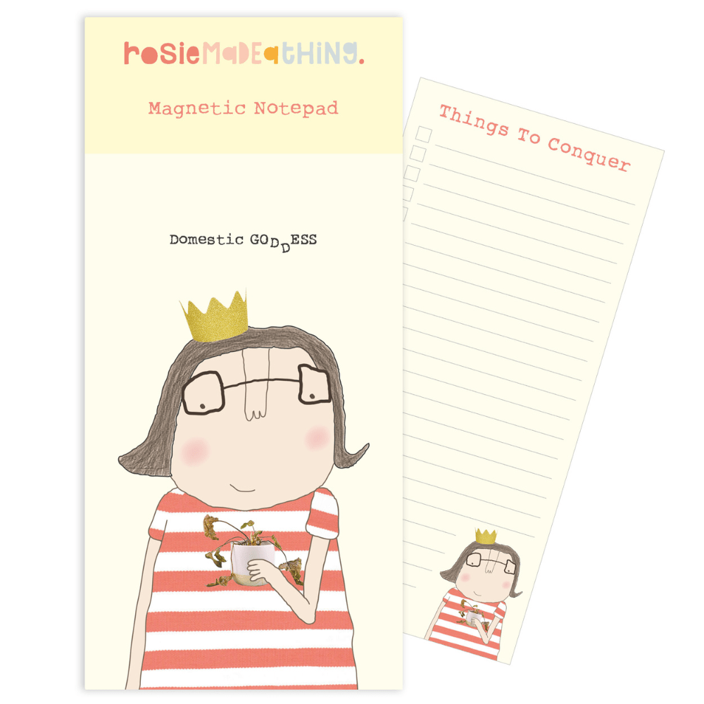 Domestic Goddess Magnetic Notepad by Rosie Made a Thing
