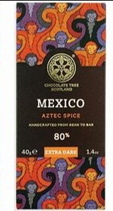 Mexico Aztec Spice Extra Dark Chocolate 40g by Chocolate Tree