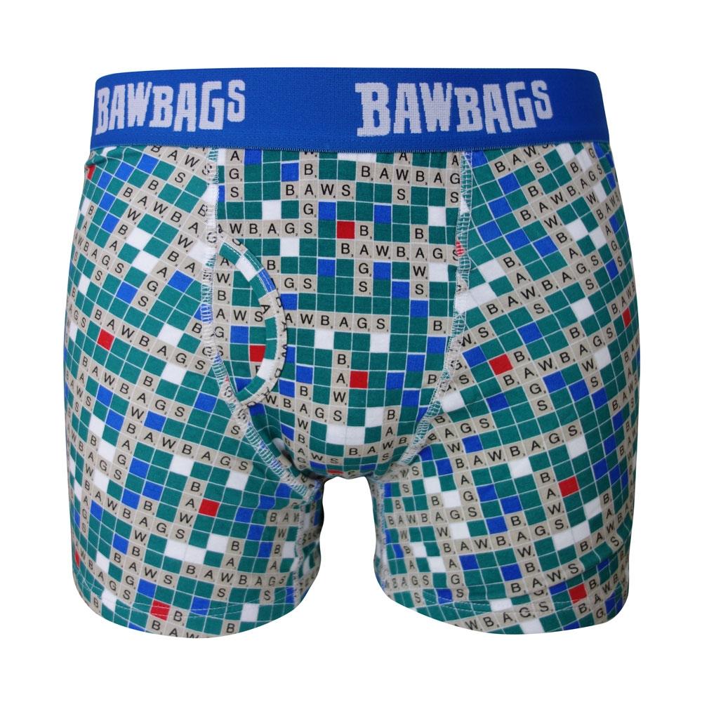 Scrabble Live Cotton Boxer Shorts By Bawbags