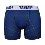 Load image into Gallery viewer, Cool De Sacs Tartan Blue Technical Boxer Shorts By Bawbags
