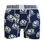 Load image into Gallery viewer, Scotland Rugby Badge Cotton Boxer Shorts By Bawbags
