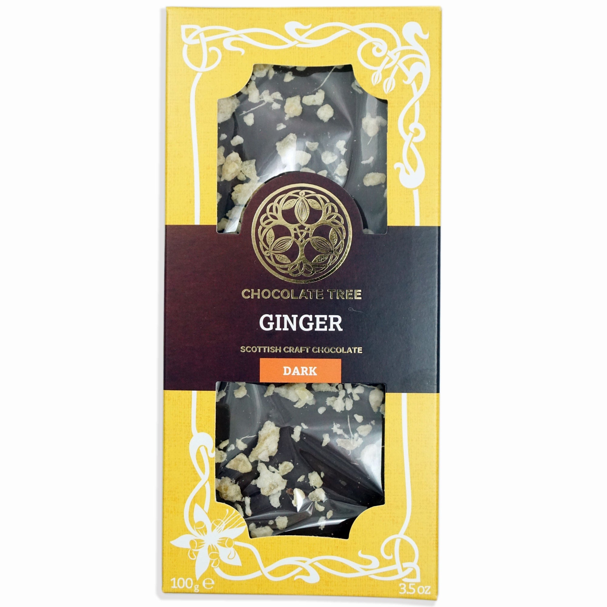 Ginger Dark Chocolate 100g By Chocolate Tree