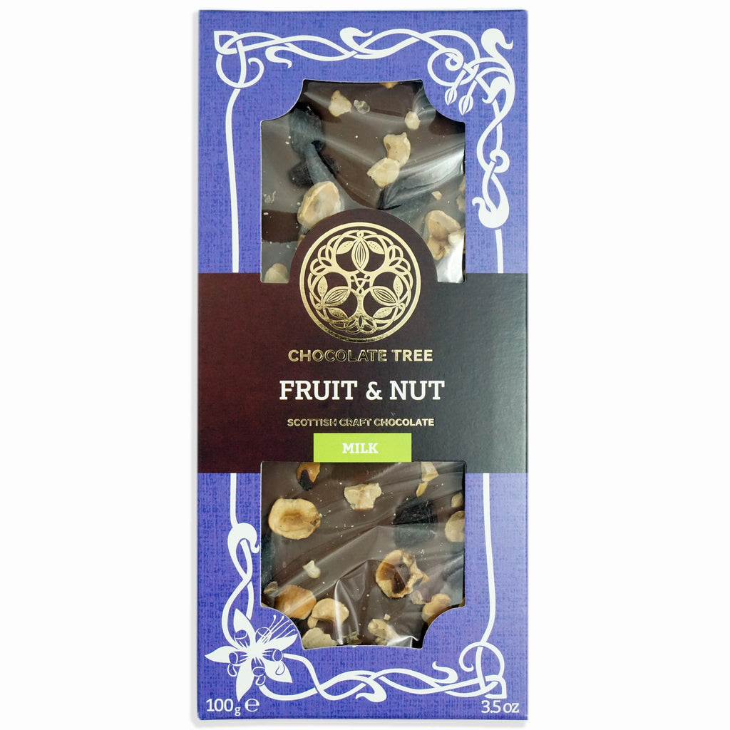 Fruit & Nut Milk Chocolate Bar By Chocolate Tree