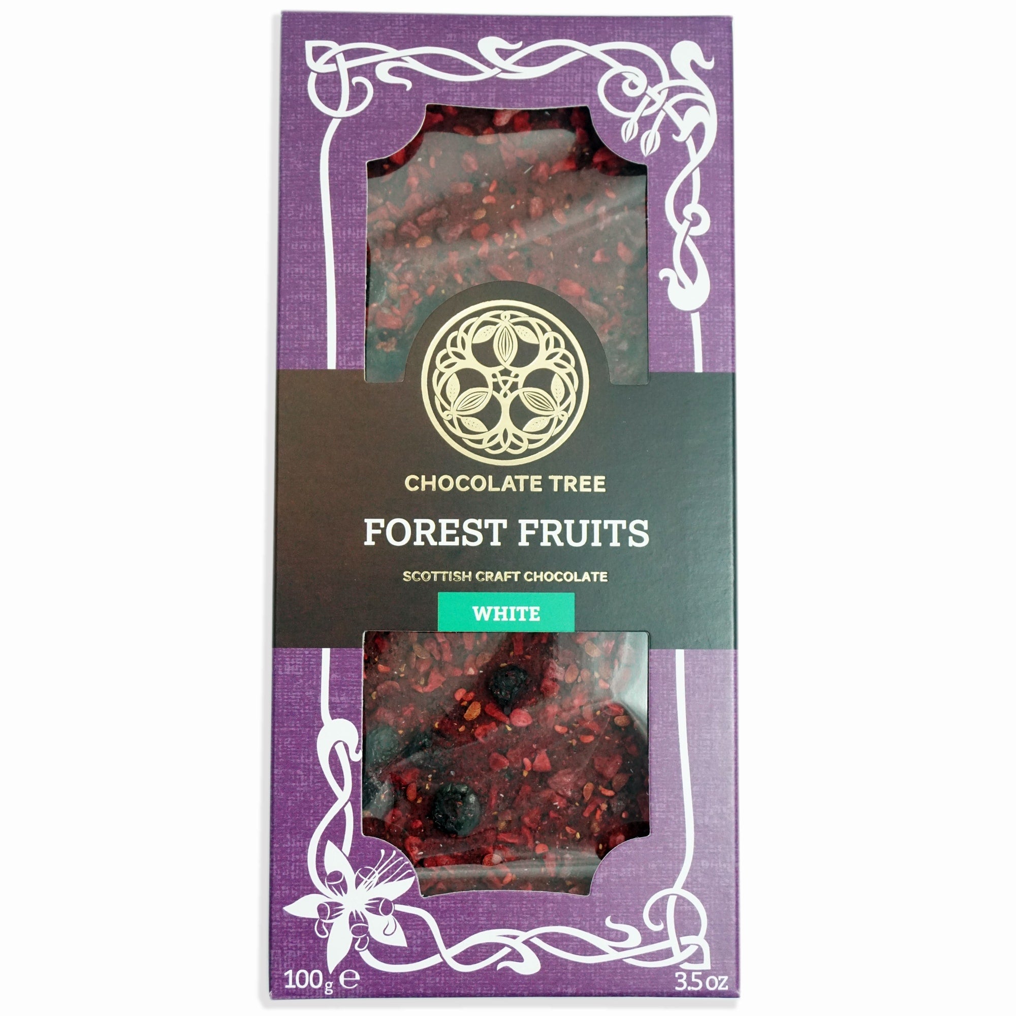 Forest Fruits Organic White Chocolate 100g