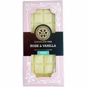 Rose & Vanilla Chocolate 100g by Chocolate Tree