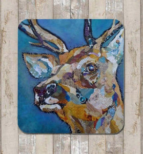 Red Deer Buck ll Stag Coaster by Dawn Maciocia