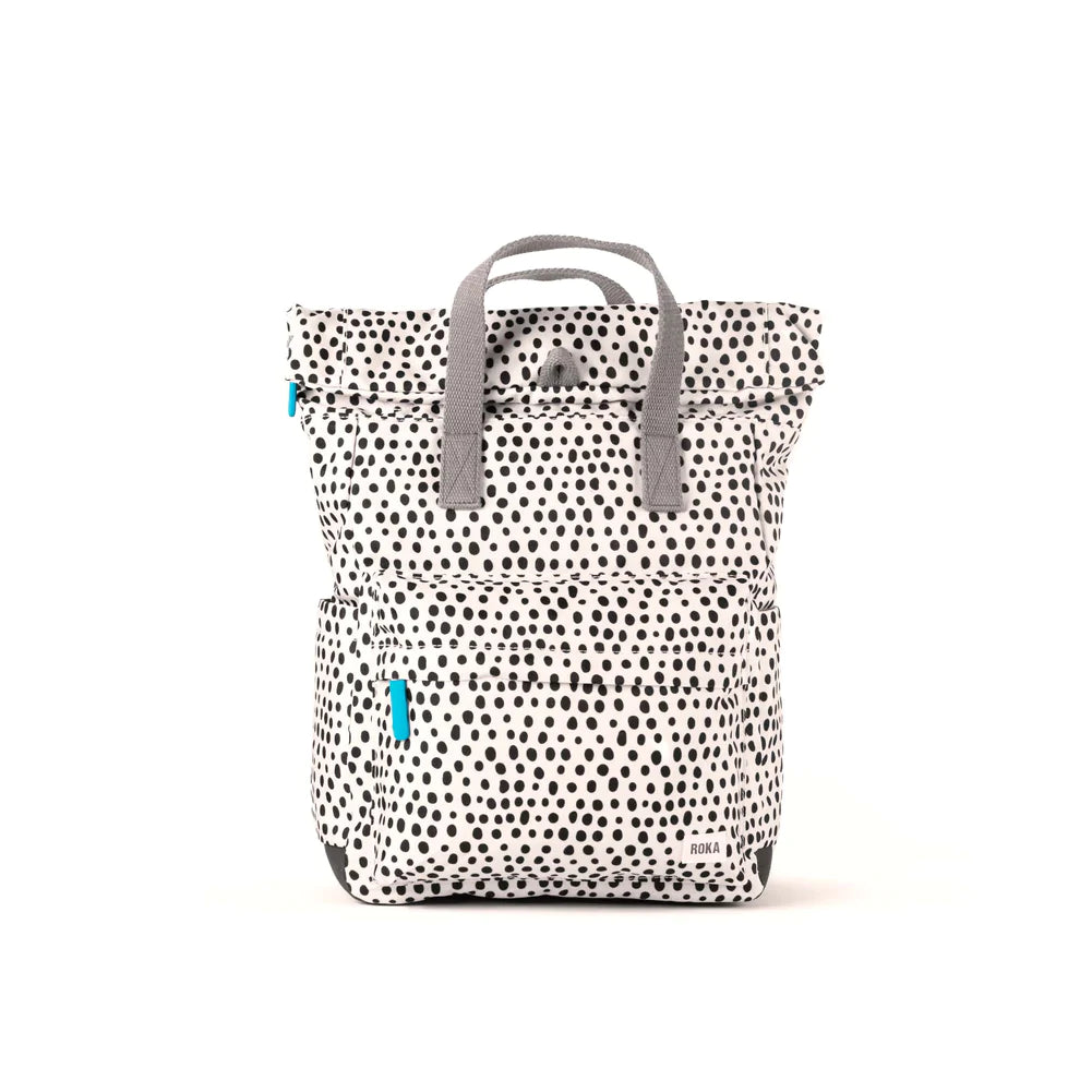 Canfield B Sustainable Dip Dot (Canvas) Medium by Roka Bags