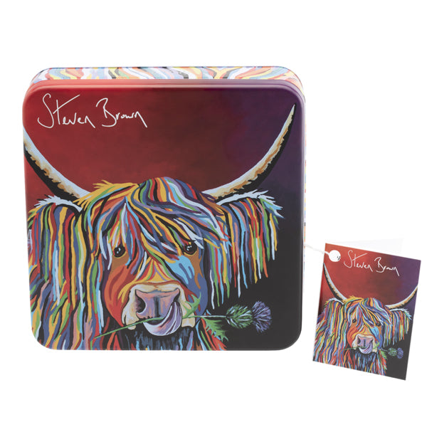 Lizzie McCoo Salted Caramel Fudge Tin by Steven Brown