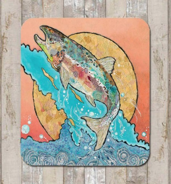 Salmon Leap Coaster by Dawn Maciocia