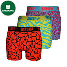 Techno Safari 3 Pack Boxer Shorts by Bawbags
