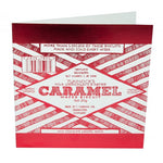 Load image into Gallery viewer, Tunnocks Caramel Wrapper Foil Greetings Card by Gillian Kyle
