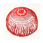 Load image into Gallery viewer, Tunnocks Tea Cake Foil Greetings Card by Gillian Kyle
