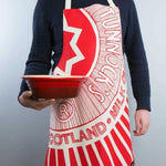Load image into Gallery viewer, Tunnocks Teacake Wrapper Apron by Gillian Kyle
