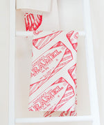 Load image into Gallery viewer, Tunnocks Caramel Wafer Repeat Tea Towel by Gillian Kyle
