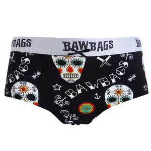Womens Day Of The Dead Cotton Underwear By Bawbags