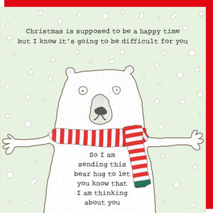 Christmas Bear Hug By Rosie Made A Thing