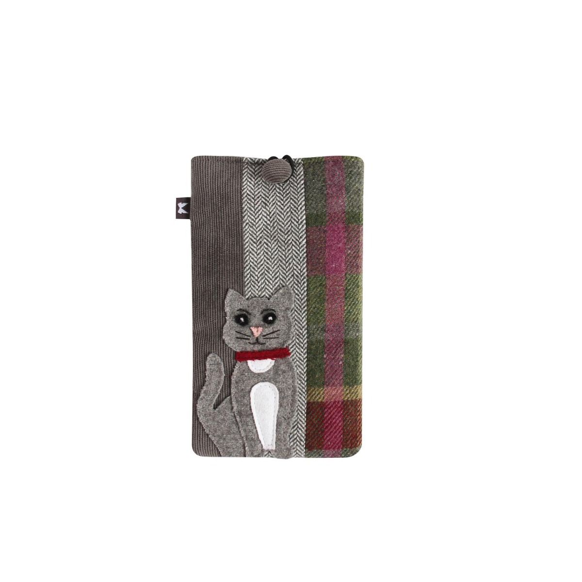 Tweed Applique Eyeglass Case by Earth Squared