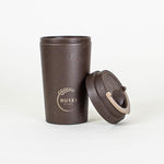 Load image into Gallery viewer, Eco-Friendly Travel Cup Small 400ml Coffee Brown by Huski
