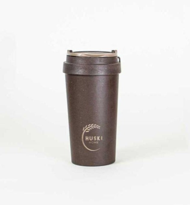 Eco-Friendly Travel Cup Small 400ml Coffee Brown by Huski