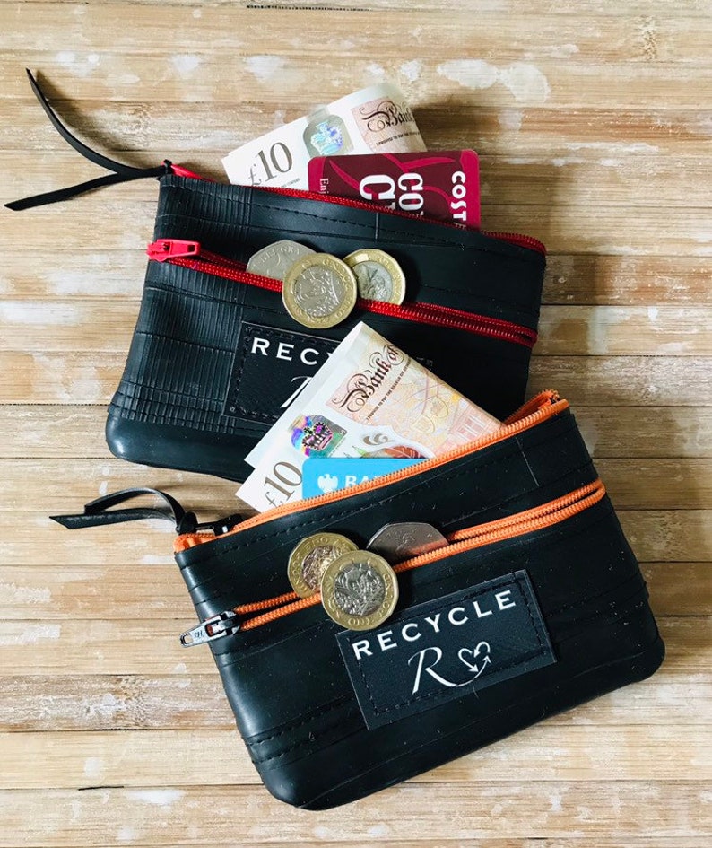 Inner Tube Coin Purse by Recycled Vegan