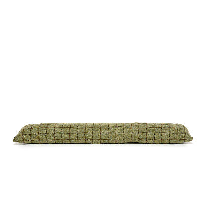 Draught Excluder in Tweed 611 Green by Tweedmill