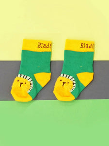 Frankie the Lion Socks by Blade and Rose