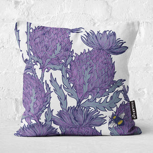 Flower of Scotland Cushion by Gillian Kyle