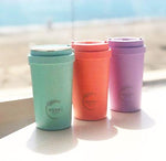 Load image into Gallery viewer, Eco-Friendly Travel Cup Small 400ml Pistachio Green by Huski
