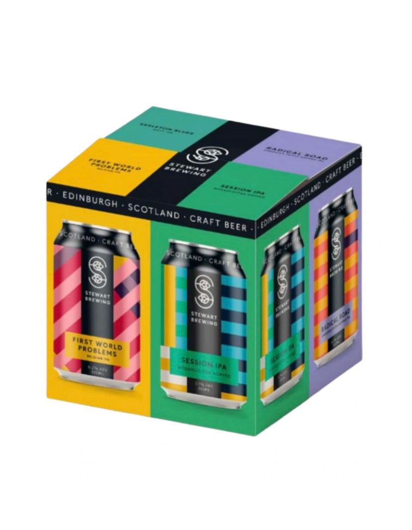 Can Cube 330ml 4PK Cans by Stewart Brewing