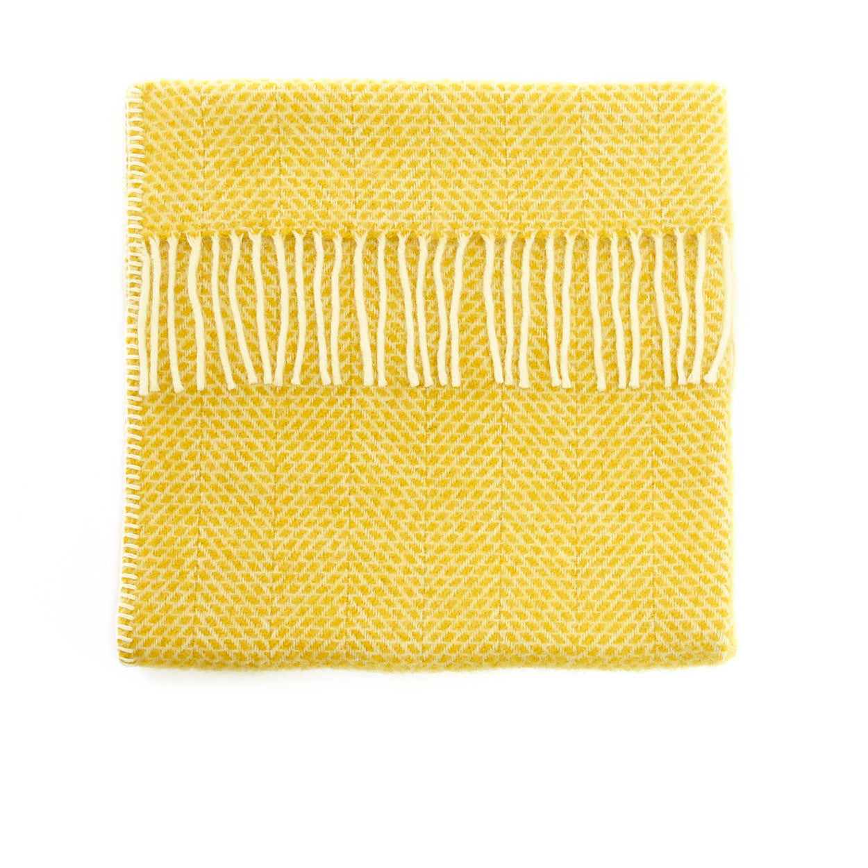 Pram Blanket in Beehive Yellow by Tweedmill