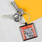 Load image into Gallery viewer, Metal Keyrings by Gillian Kyle
