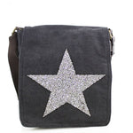Load image into Gallery viewer, Star Canvas Cross Body Messenger Bag
